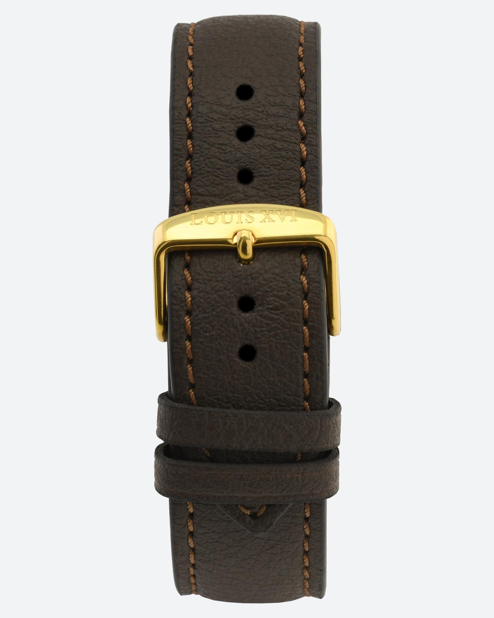 Armband Apfelleder - Braun/Gold