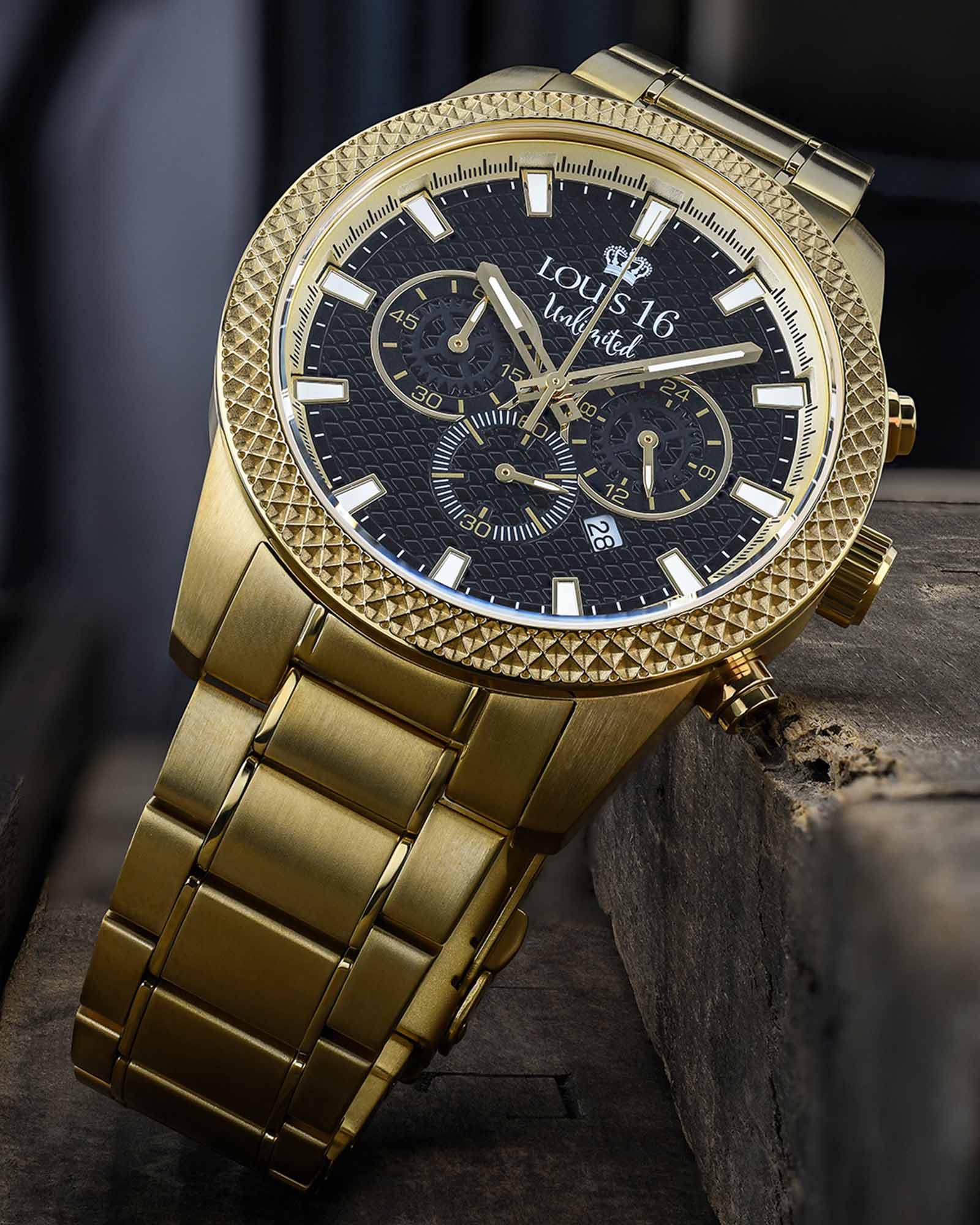 Mirage 3300 Chronograph Gold